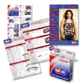 Product brochures and packaging